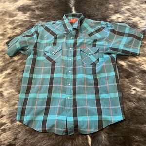 ELY Plains Western Short Sleeve Pearl Snap Shirt